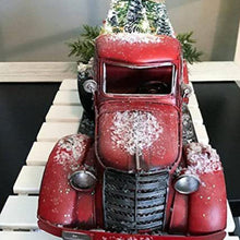 Load image into Gallery viewer, Red Farm Truck Christmas Decorations