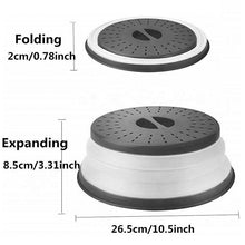 Load image into Gallery viewer, Collapsible Microwave Plate Cover