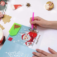 Load image into Gallery viewer, Christmas Card Diamond Picture, Set of 8 Patterns