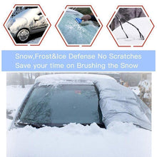 Load image into Gallery viewer, Car Windshield Snow Cover, With 2 Adjustable Car Side Mirror Covers