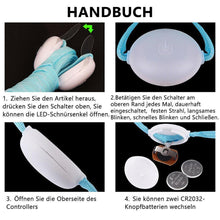 Load image into Gallery viewer, LED Leucht Schnürsenkel Nachtleuchtende Schuhbänder