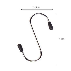 Hirundo Practical Stainless Steel S-type Hook ( 4 PCS )