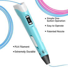 Load image into Gallery viewer, 3D Printing Pen for Kids and Adults with 5m Filament(random colour &amp; Biodegradable material)