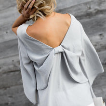 Load image into Gallery viewer, V-Neck Bowknot Blouses