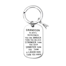 Load image into Gallery viewer, SANK®To My Grandson Granddaughter Son Daughter Gift Lettering Keychain
