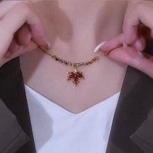 Load image into Gallery viewer, Red Maple Leaf Jewelry
