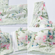 Load image into Gallery viewer, FRONT ZIPPER WIRELESS FLOWER BRA