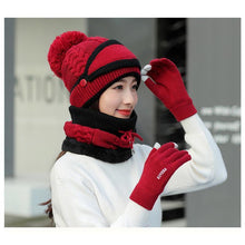 Load image into Gallery viewer, Women&#39;s Winter Scarf Set
