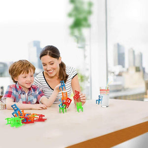 🪑Christmas Hot Sale-Chairs Stacking Tower Balancing Game🔥