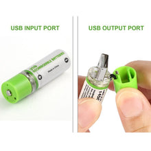 Load image into Gallery viewer, USB Rechargeable AA Batteries