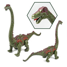 Load image into Gallery viewer, Walking Brachiosaurus Toy with LED Projector