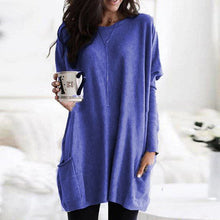 Load image into Gallery viewer, Long Sleeve Casual Pocket T-Shirt