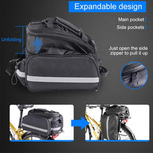 Load image into Gallery viewer, Bike Rear Bag with Water Bottle Pocket