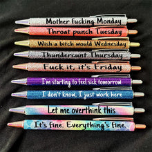 Load image into Gallery viewer, Funny Glitter Ballpoint Pens