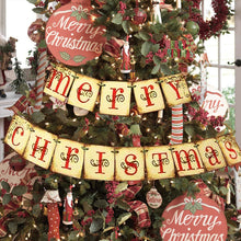 Load image into Gallery viewer, Merry Christmas Banner