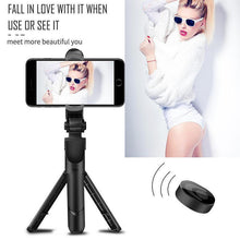 Load image into Gallery viewer, 3 in 1 Wireless Bluetooth Selfie Stick