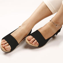 Load image into Gallery viewer, Women Elegant Low Chunky Heel Comfy Sandals