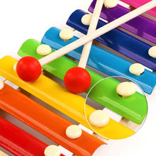 Load image into Gallery viewer, Wooden Octave Knocking Piano Baby Beat Xylophone