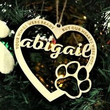 Load image into Gallery viewer, SANK®PERSONALIZED DOG/CAT PAW CHRISTMAS ORNAMENT