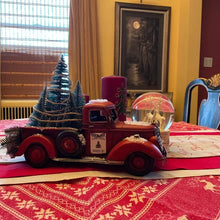 Load image into Gallery viewer, Red Farm Truck Christmas Decorations