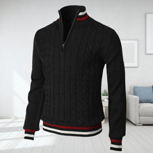 Load image into Gallery viewer, Color Block Turtleneck With Zip Closure