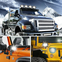 Load image into Gallery viewer, 5 Inch Amber White Light Strobe Work Light Pods