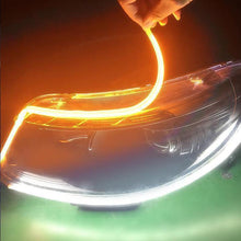 Load image into Gallery viewer, Flexible DRL LED Night &amp; Daytime Running Light Strip (No Disassembling Needed)