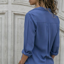 Load image into Gallery viewer, V-Neck Chiffon Shirt