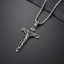 Load image into Gallery viewer, Titanium Steel Crucifix Necklace