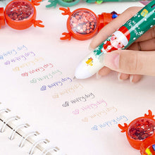 Load image into Gallery viewer, Cute Christmas Glitter Ballpoint Pens