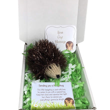 Load image into Gallery viewer, Mini Knitted Hedgehog Decoration