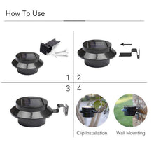 Load image into Gallery viewer, Solar Powered Gutter Lights