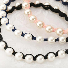Load image into Gallery viewer, Pearl Lace Streamer Headband