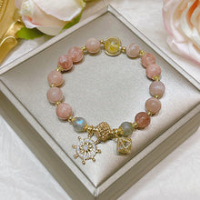 Load image into Gallery viewer, Strawberry Quartz Bracelet