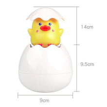 Load image into Gallery viewer, Hatching Duckling Spray Bath Toy