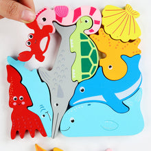 Load image into Gallery viewer, Puzzles aus Holz für Kleinkinder