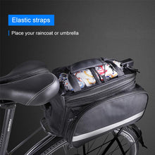 Load image into Gallery viewer, Bike Rear Bag with Water Bottle Pocket