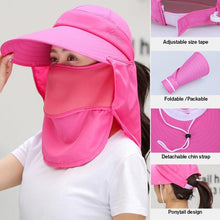 Load image into Gallery viewer, Detachable UPF50 Sun Hat Mask