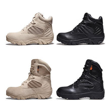 Load image into Gallery viewer, Army Male Desert Outdoor Hiking Boots Landing Tactical Military Shoes