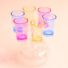 Load image into Gallery viewer, 6 Shot Glass Dispenser and Holder