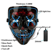 Load image into Gallery viewer, Halloween - LED luminous mask