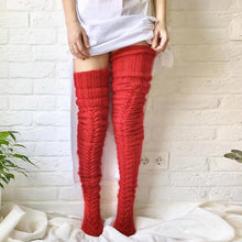 Load image into Gallery viewer, Hand-knitted Winter Stockings