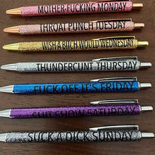 Load image into Gallery viewer, Swear Word Daily Pen Set(7cs* Funny Pens )