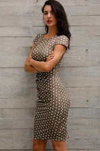 Load image into Gallery viewer, Best Zipper Short Sleeve Knee-Length Sheath Dress