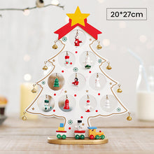 Load image into Gallery viewer, DIY Wooden Mini Christmas Tree Set