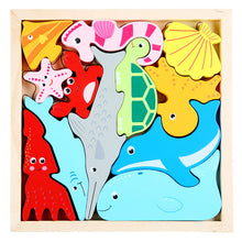 Load image into Gallery viewer, 🌲Wooden Toddler Jigsaw Puzzles