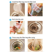 Load image into Gallery viewer, Hirundo Disposable Mesh Sink Strainer Bags, 300 PCS