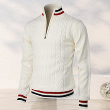 Load image into Gallery viewer, Color Block Turtleneck With Zip Closure