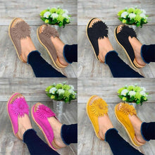 Load image into Gallery viewer, Women Elegant Flower Slip On Sandals