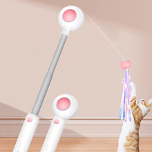 Load image into Gallery viewer, Infrared Retractable Cat Funny Stick